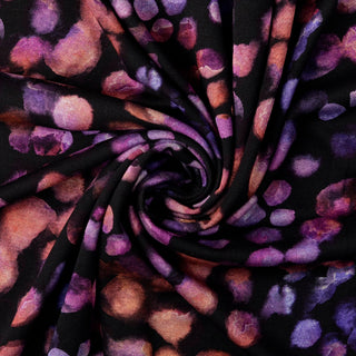 Aquarell-Camouflage Aubergine – Fall des Stoffes