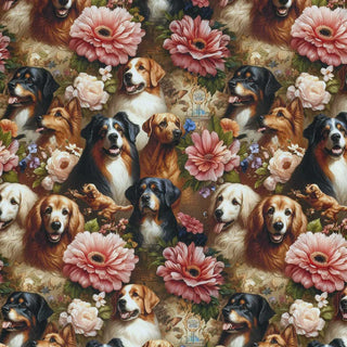 Canvas Stoff - Hunde