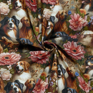 Canvas Stoff - Hunde
