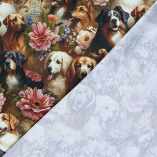 Canvas Stoff - Hunde