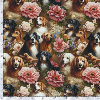 Canvas Stoff - Hunde