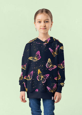 Pullover aus Heavy Sweat Stoff mit Schmetterlingen