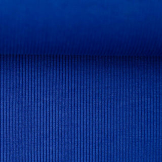 Rippbündchen Stoff überbreit (100cm) - Royalblau