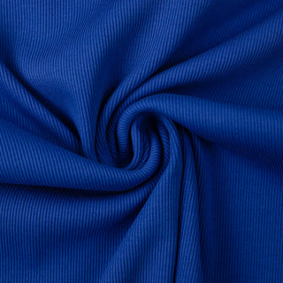Rippbündchen Stoff überbreit (100cm) - Royalblau