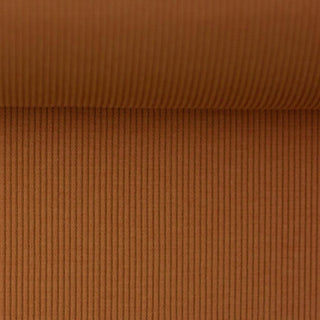 Rippbündchen Stoff überbreit (100cm) - Camel