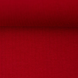 Rippbündchen Stoff überbreit (100cm) - Rot