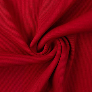 Rippbündchen Stoff überbreit (100cm) - Rot