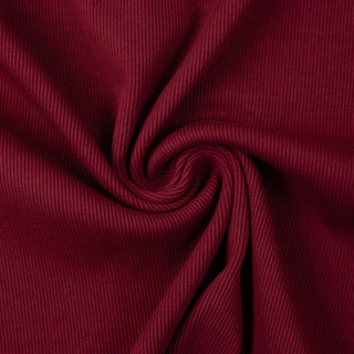 Rippbündchen Stoff überbreit (100cm) - Bordeaux