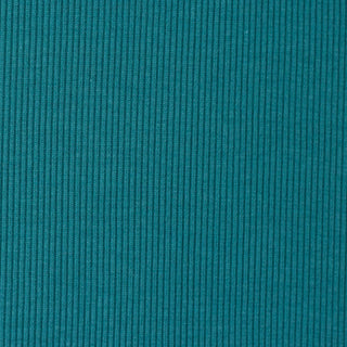 Rippbündchen Stoff überbreit (100cm) - Petrol