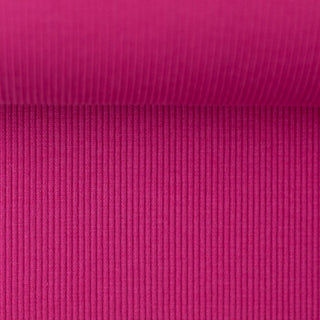 Rippbündchen Stoff überbreit (100cm) - Fuchsia