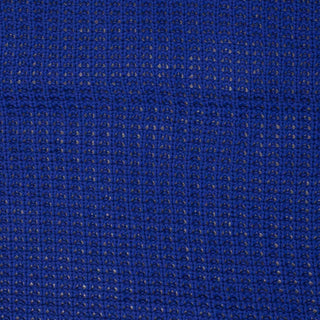 Baumwoll Grobstrick Stoff – Blau