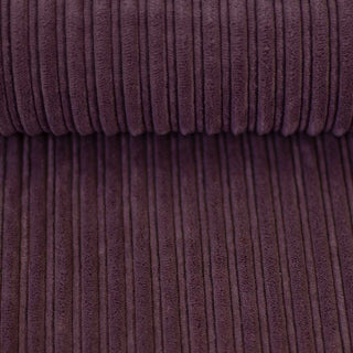Weicher Cordstoff mit Fellabseite - Mauve