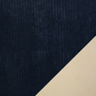Cord Stoff mit Fellabseite Marineblau als Meterware