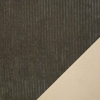 Weicher Cordstoff mit Fellabseite - Taupe