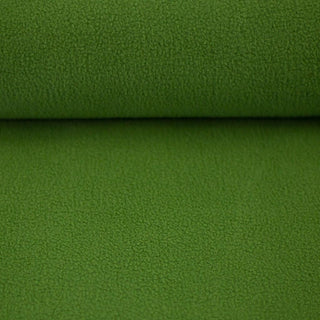 Fleece Doubleface Stoff - Moosgrün
