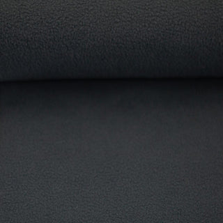 Fleece Doubleface Stoff - Anthrazit