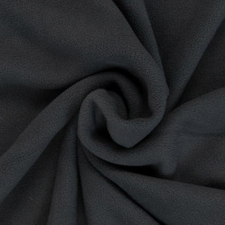 Fleece Doubleface Stoff - Anthrazit