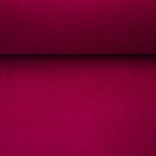 Fleece Doubleface Stoff - Fuchsia
