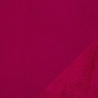 Fleece Doubleface Stoff - Fuchsia