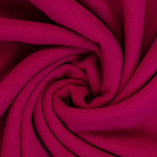 Fleece Doubleface Stoff - Fuchsia