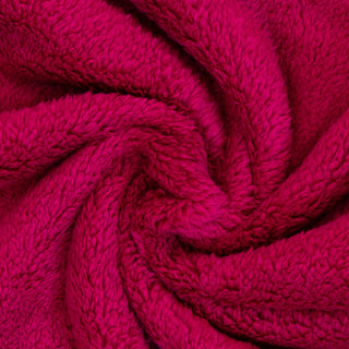 Fleece Doubleface Stoff - Fuchsia