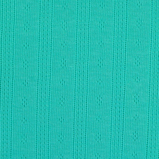 Baumwolljersey Ajour Stoff – Uni Mint