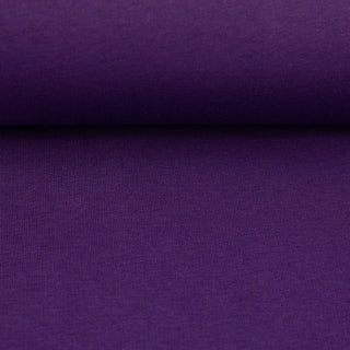 Sweat Stoff angeraut Uni Violett Ballen
