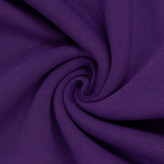 Sweat Stoff angeraut Uni Violett