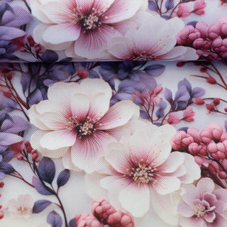 Oxford Stoff von Sarah Mariam - Rosen Lila