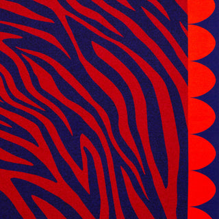 French Terry Panel - Monsta in Rot/Lila | Thorsten Berger