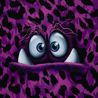 French Terry Panel - Lila Leo Monsta | Thorsten Berger