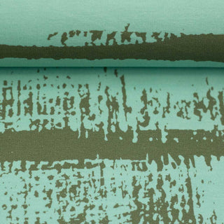 French Terry - Kombistoff „Cheeky Animals – Dachshund Berny“ in Dunkelmint by Torsten Berger (Kopie)