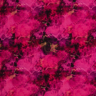 Modal French Terry Stoff - Galaxy in Pink