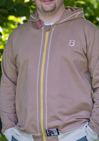 ki-ba-doo Papierschnittmuster - Mix&Match Sweatjacke Herren | Grösse XS - 4XL