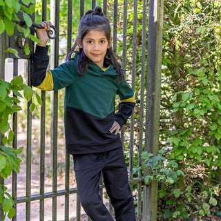 Sweat Stoff – Petrol kuschelig angeraut