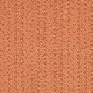 Zopf Jacquard Stoff -  Rost