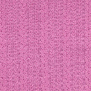 Zopf Jacquard Stoff - Candy Pink