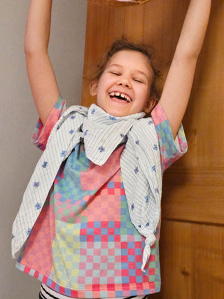 Kinder-Nähkurs: Frühlings-Dreieckstuch nähen am 19. März 2025 🌸🧵