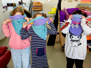 Kinder-Nähkurs: Frühlings-Dreieckstuch nähen am 19. März 2025 🌸🧵
