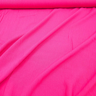 Viskose Krepp Stoff - Pink