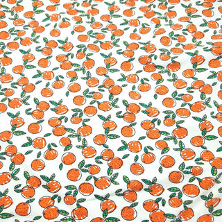 Baumwolljersey Stoff - Orangen 