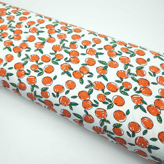 Baumwolljersey Stoff - Orangen