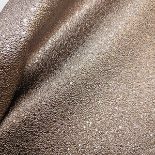 Französisches Kunstleder – Bronze Glitzer