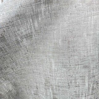 Französisches Kunstleder – Silber mit Leinenstruktur