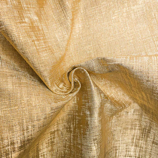 Französisches Kunstleder – Gold mit Leinenstruktur