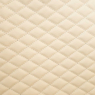 Französisches Kunstleder – Gesteppt & Wattiert in edlem Beige