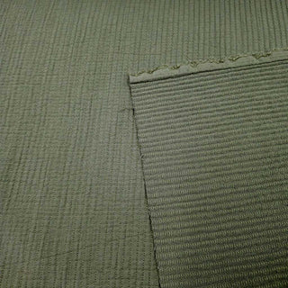 Längs gesteppter Musselin – in Oliv | Weich & stabil zugleich