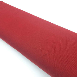 Bio Baumwoll Rippjersey Stoff - Weinrot