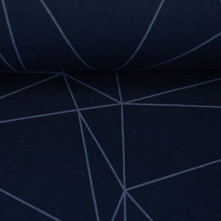Sweatstoff Linien Ballen