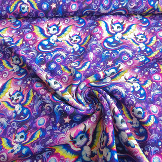 Alpenfleece Stoff – Drachen